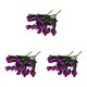 thumbnail image 2 of Wosthever 2 uds flores artificiales tulipanes de seda Púrpura ramo de flores de imitación, 2 of 6
