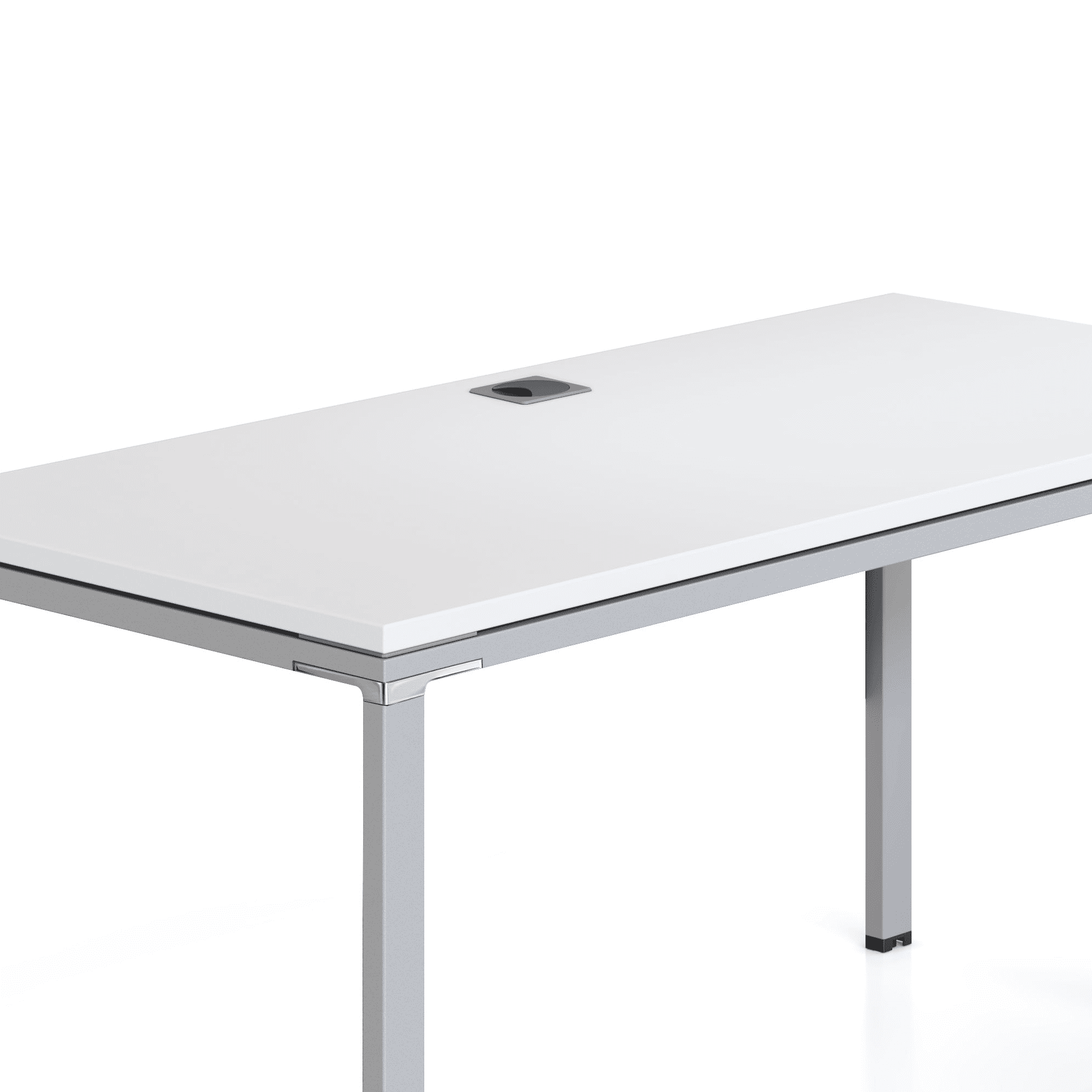 Boss Office Products Simple System Single Desk 48" x 24" Desk Top, White