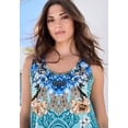 thumbnail image 3 of Roaman's Women's Plus Size Handkerchief Hem Tunic Tank, 3 of 5
