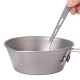 thumbnail image 4 of Doorslay 300ml / 450ml Cuenco de titanio Ultraligero para acampar Cena Recipiente para comida con ma Abanopi Cuenco de titanio, 4 of 7