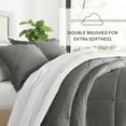 thumbnail image 4 of All Season Ultra Soft Comforter Set Lightweight Bedding in Stitched Stripe for King/Cal King by Comfort Canopy, 4 of 14