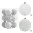 thumbnail image 7 of sruoe Christmas Tree Decorations, Christmas Tree Ornaments, Realistic, Topiary, Classic Christmas Tree for Christmas Day, White, 7 of 7