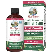 MaryRuth Organics Liquid Multivitamin with Biotin 10000mcg for Hair Growth, 15.22 Fl Oz