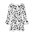 thumbnail image 5 of Spring Tops for Women 2025 Viikei Plus Size Womens Clothes,Women Valentine's Day Love Printed Casual V-Neck Short Sleeve Loose T-Shirt Blouse Tops White XXL, 5 of 5