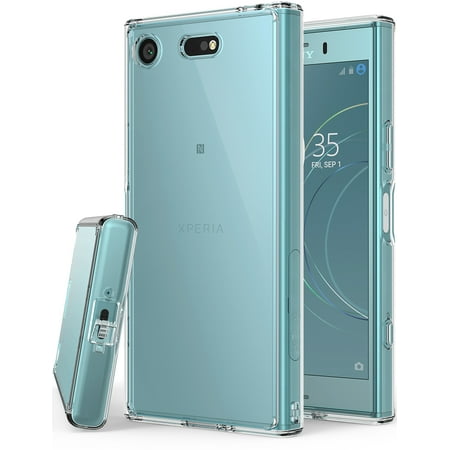 Sony Xperia XZ1 Compact Phone Case Ringke [FUSION] Crystal Clear Minimalist Transparent PC Back TPU Bumper [Drop Protection] Scratch Resistant Natural Shape Protective Cover - (Sony Xperia Xz1 Compact Best Price)