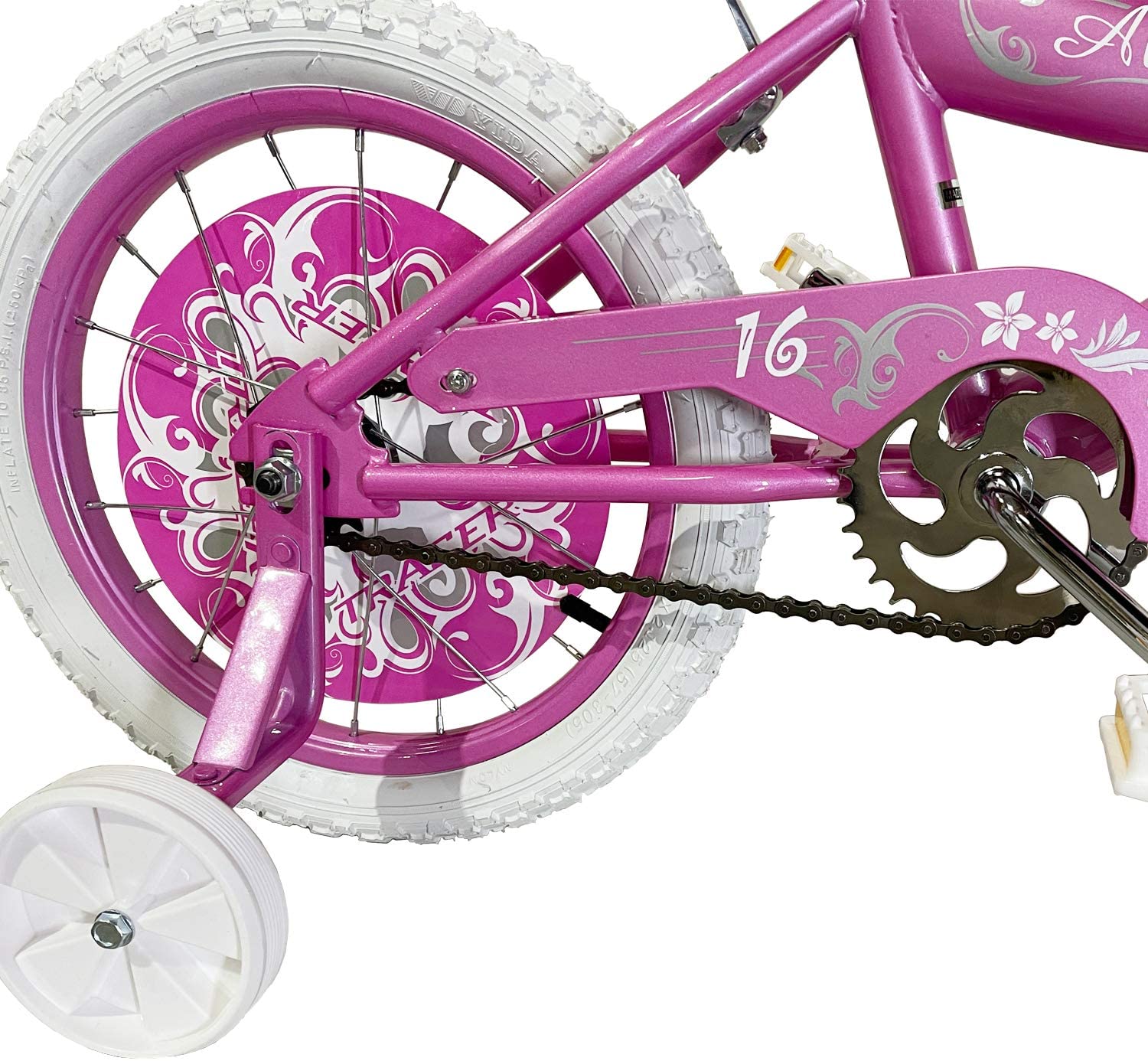 Micargi Girl's Avery Bicycle 16-Inch Wheel Pink