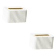 thumbnail image 1 of Bearachild Box Rounded Edge Dispenser for Bathroom Organizer Dormitory Oro blanco 2Conjunto, 1 of 1