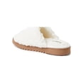 thumbnail image 4 of Dearfoams Cozy Comfort Women's Teddy Pile Open Toe Scuff Slippers, 4 of 8