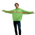 thumbnail image 3 of Men Women Oversized Hoodies 2026 Casual Long Sleeve Valentines I Love You This Much Sweatshirt with Pockets for Couples, 3 of 6