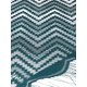 thumbnail image 4 of CHales y envolturas INSPIRE CHIC para vestidos de noche, bufandas triangulares de malla de encaje con flecos para fiestas formales de boda 70.9"x27.6" Verde Oscuro, 4 of 5