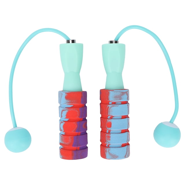 Corde à Sauter, Corde Réglable Sans Enchevêtrement Facile à Transporter Roulement à Billes avec Poignée Antidérapante pour Hommes Femmes pour la Forme Physique pour Petit Espace Rose, Vert