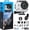 Silver Standard Kit, variant on AKASO EK7000 Action Camera with 64G Card 4K 30FPS Waterproof Camera Underwater 131FT with EIS Ultra HD WiFi 170° Wide Angle Sports Helmet Bike Video Black