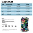 thumbnail image 5 of Lsque Colorful Flowers Print Men's Cotton Blend Sleeveless Muscle Shirts (S-3XL)- Moisture Wicking, Odor Protection, UPF 30+,X-Large, 5 of 8