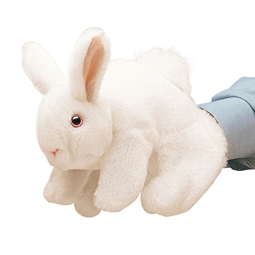 Folkmanis 7” Hand Puppet Plush Brown Bunny Rabbit 