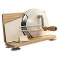 thumbnail image 1 of DOLITY Manual Bread Slicer Premium Serrated Blade Design Classic for Homemade Bread Beige, 1 of 9