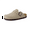 Stone, variant on Cushionaire Hana Women's Clogs | Comfortable Vegan Suede Clogs for Women | Slip On Potato Shoes with Cork Footbed & Arch Support | Memory Foam, Wide Widths Available