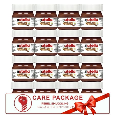 Nutella Mini Jars 16 Pack - Individual 0.88oz Glass Bottles, Perfect for Gifts  Snacking