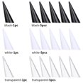 thumbnail image 5 of 1/5PCS Mini Fingertip Conical White Black Transparent Jewelry Show Acrylic Holder Jewellery Organizer Ring Display Stand TRANSPARENT 1PC, 5 of 8
