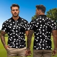 thumbnail image 5 of Binienty Golf Club His and Hers Matching Outfits with Quarter Zip Classic Fit Short Sleeve Couples Matching Golf Shirts Athletic Tops for Workout Sports Daily Wear, 5 of 7