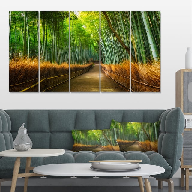 Arashiyama Bamboo Grove Japan - Oversized Forest Canvas Artwork