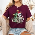 thumbnail image 6 of Sorta Merry Christmas Skeleton, Sarcastic Holiday Tee, 6 of 8