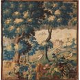 thumbnail image 3 of 17th-Century Verdure Tapestry Reproduction – Pastoral Elegance with Cranes,, 3 of 10