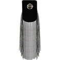 thumbnail image 3 of 2 Pieces Metal Tassel Shoulder Badge Brooch Pins Epaulettes Used for Stage Costumes Dance Wear Patches (Black), 3 of 7