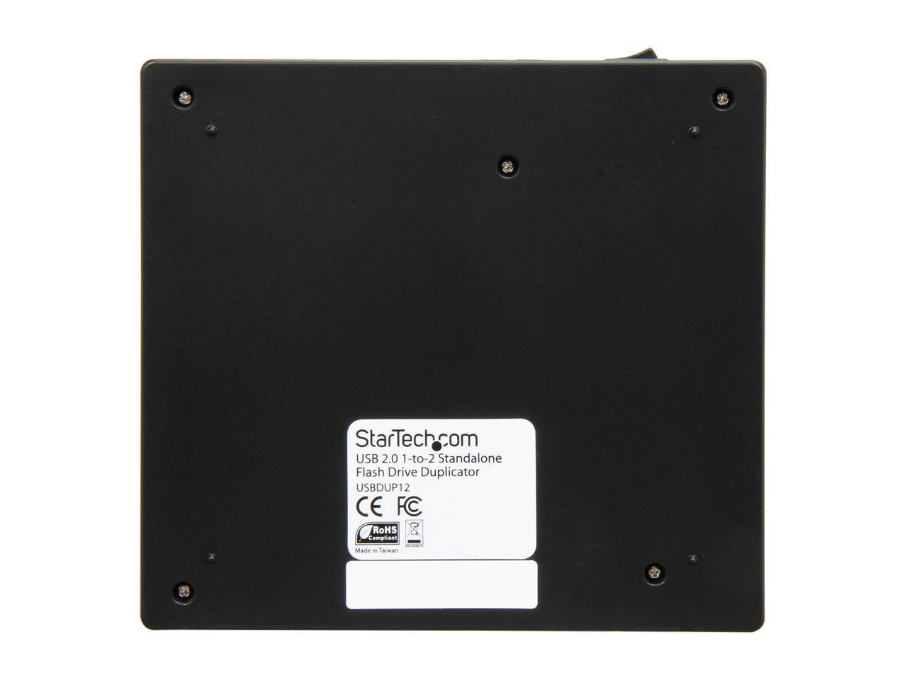StarTech.com 1:2 Standalone USB Duplicator & Eraser - Flash Drives - TAA Compliant - USB 2.0 Memory Stick Duplicator Eraser