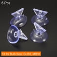thumbnail image 3 of Uxcell GU10 MR16 Bulbs Replacing 35mm Suction Cup Bulb Changers Clear 5 Pack, 3 of 6