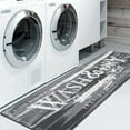 Findosom 2'x6' Laundry Room Rug Farmhouse Runner Rug Washable Non Slip Kitchen Floor Mat Nylon