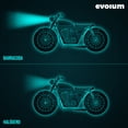 thumbnail image 3 of Luz Led para Motocicleta - EVOLUM - Modelo Barracuda 11,000 lúmenes - Resistencia al Agua - Haz de luz Perfecto (H4), 3 of 7