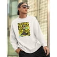 thumbnail image 2 of Beauty Abstract Art Sweatshirt Men -Image by Shutterstock, Male 4X-Large, 2 of 4