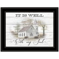 thumbnail image 2 of TrendyDecor4U It Is Well By Billy Jacobs Ready To Hang Framed Print BJ1222-704G, 2 of 3