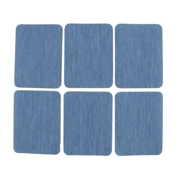 Aplique de los pantalones del remiendo del de 6pcs pa decoración o repación de ropa de los pantalones del sombrero de Macarena Parches de hierro sobre denim