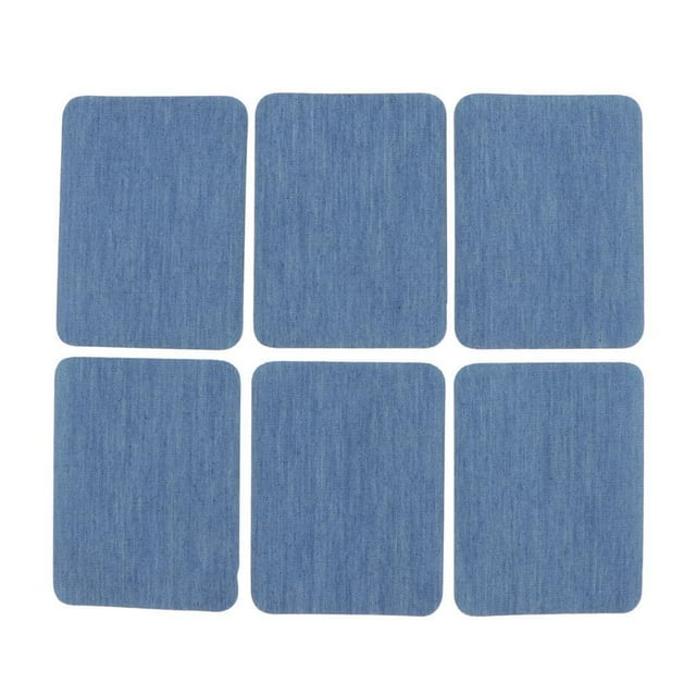Aplique de los pantalones del remiendo del de 6pcs pa decoración o repación de ropa de los pantalones del sombrero de Macarena Parches de hierro sobre denim