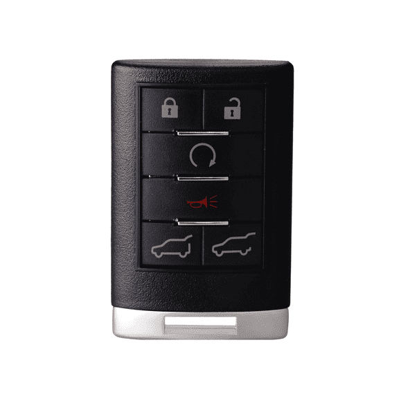 Wholesalekey Replacement for 2007 - 2014 Cadillac Chevrolet GMC OUC6000066 6 Buttons Remote Key Fob 315MHz