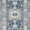 thumbnail image 3 of Safavieh  Kazak Erella Traditional Oriental Rug Blue/Cream 8' x 10' 8' x 10' Indoor Living Room, Bedroom, Dining Room Cream Rectangle, 3 of 4
