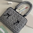thumbnail image 4 of Klonfd Portable en Forme de Nœud 13 15 Pouces Portable avec Poignée Mignon Portable Matelassé, 4 of 6