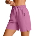 thumbnail image 4 of Neewe Shorts de Randonnée pour Femmes Séchage Rapide Légers Résistants à l'Eau Shorts Athlétiques avec Poches Extérieur Golf Actif, 4 of 8