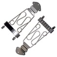 thumbnail image 3 of Tailpiece Bridge para Guitarra Piezas - Negro, tal se describe CUTICAT Guitar Trapeze Tailpiece, 3 of 8