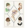 thumbnail image 2 of Anonymous 19x24 Gold Ornate Framed and Double Matted Museum Art Print Titled - Art - Taste - Beauty, Female Elegance Sheets (1926), 2 of 4