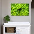 thumbnail image 3 of Kitchen Canvas Wall Art Green Lemon Bubbles Picture Dining Room Canvas Painting for Home Wall Decor, Green Fruit Framed Artwork for Kitchen Restaurant Wall Decoration Ready to Hang (12" Hx18 W), 3 of 6