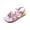 Pink, variant on Sandals for Girls Sparkly Rhinestone Butterfly Sandals Pearal Beaded Gladiator Sandals Open Toe Strappy Dress Flats Sandals Summer Flat Slides Cute Girls Sandals (Beige 8.5)