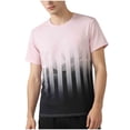 thumbnail image 2 of Workout Shirts for Men Plus Size Cooling Performance T-Shirt Gradient Print Short Sleeve Moisture Wicking Breathable Athletic Tops Size M-5XL, 2 of 9