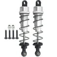 thumbnail image 1 of 2Pcs 90mm RC Metal Shock Absorber Damper for TRAXXAS SLASH 2WD RC Car Upgrade PartsSilver, 1 of 8
