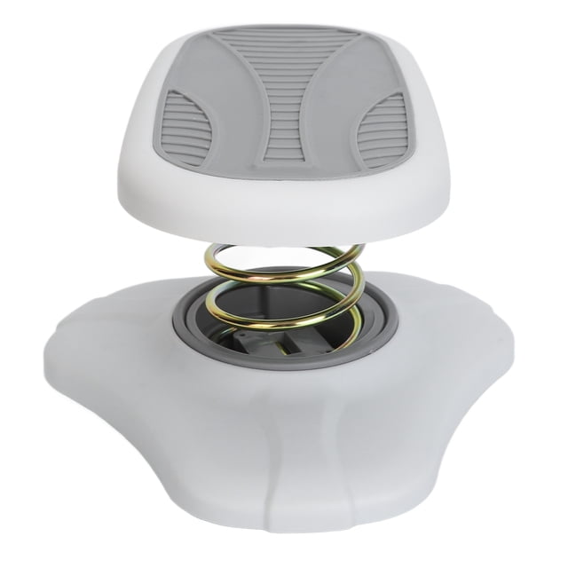 Toilet Stool for Adults, High Load Capacity Low Noise Toilet Potty Step Stool Spring Ergonomic Angle Slip Resistant Stable Base for Household