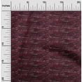 thumbnail image 1 of oneOone Polyester Lycra Maroon Fabric Snake Animal Skin Dress Material Fabric Print Fabric By The Yard 56 Inch Wide, 1 of 4