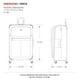 thumbnail image 5 of Equipaje de mano SwissGear 4010 Softside de 18 pulgadas, negro, 5 of 9