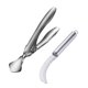 thumbnail image 2 of 304 Stainless Steel Household Multi-functional Durian Opener Durian Knife To Open Durian With Fruit Pliers, 2 of 9