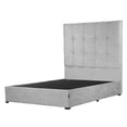 thumbnail image 3 of Box Base cama Individual + Cabecera Kenzo Plata, 3 of 6